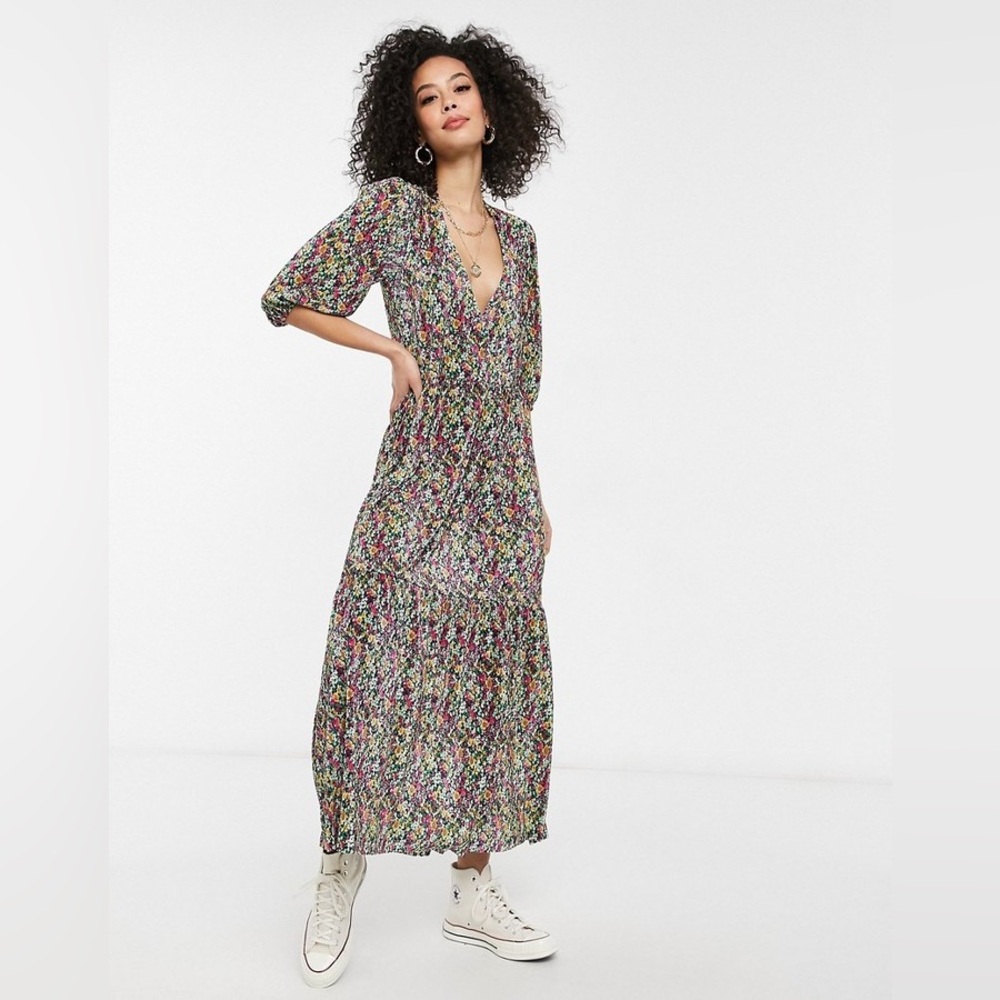 ASOS DESIGNMulticolor Floral Maxi Dress